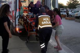 Otelin penceresinden düşen bebek yaralandı