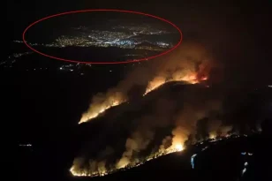 7 gündür süren Karabük yangını şehir merkezini tehdit ediyor