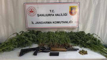 VİRANŞEHİR’DE UYUŞTURUCU VE SİLAH ELE GEÇİRİLDİ