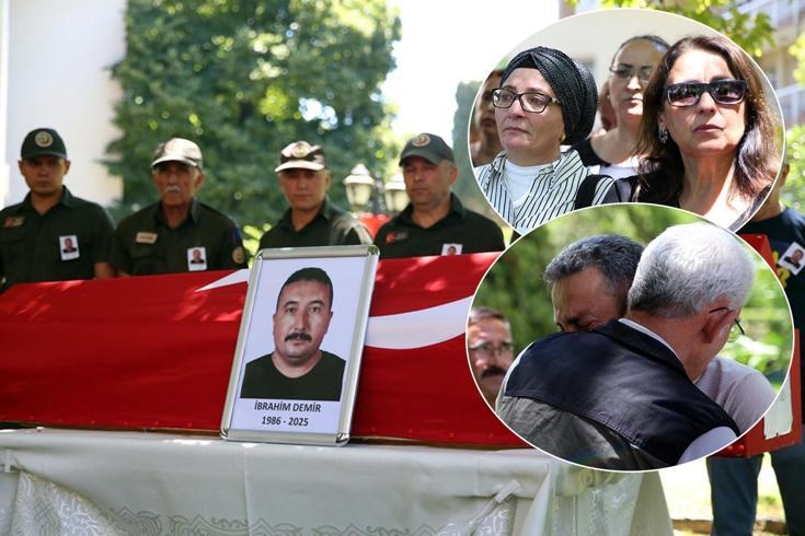 Şehit İbrahim Demir için tören! Gözyaşları sel oldu