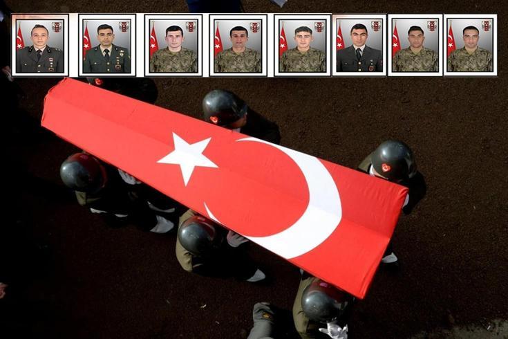 Türkiye şehitlerine ağlıyor! 8 askerimizin kimlikleri belli oldu