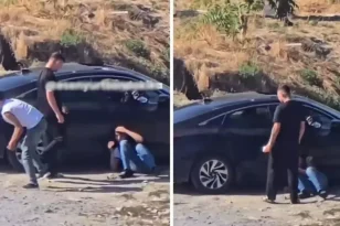 Boş arsaya götürdükleri çocuğu İstanbul’un ortasında tekme tokat dövdüler