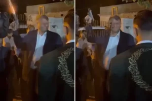 Düğünde havaya ateş açan belediye başkanına tepki yağıyor